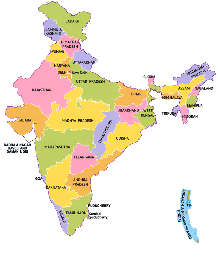 Telangana-State-Map